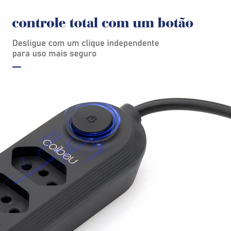 Extensão Tomada e USB