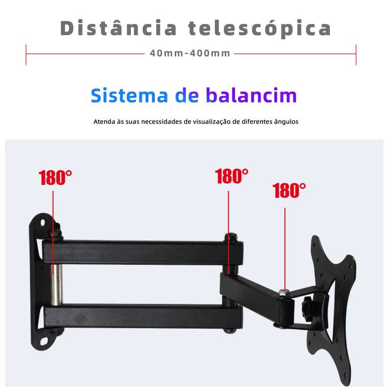 suporte articulado para monitor