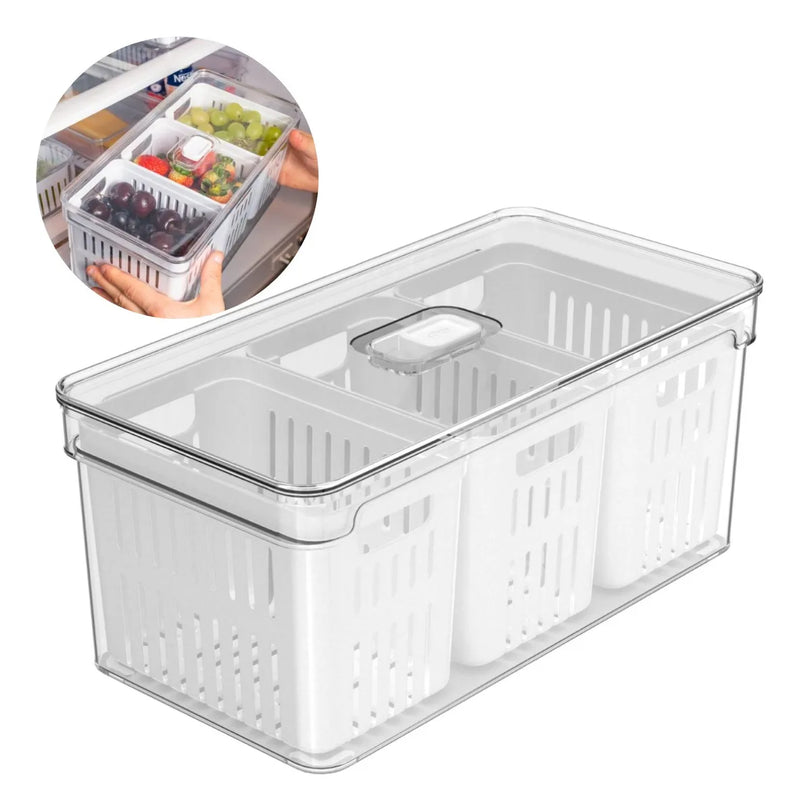 Organizador Triplo - Geladeira