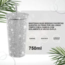 Garrafa Térmica  -  Glitter para Mulheres <3