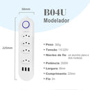 2 Metros de Tomada c/ USB