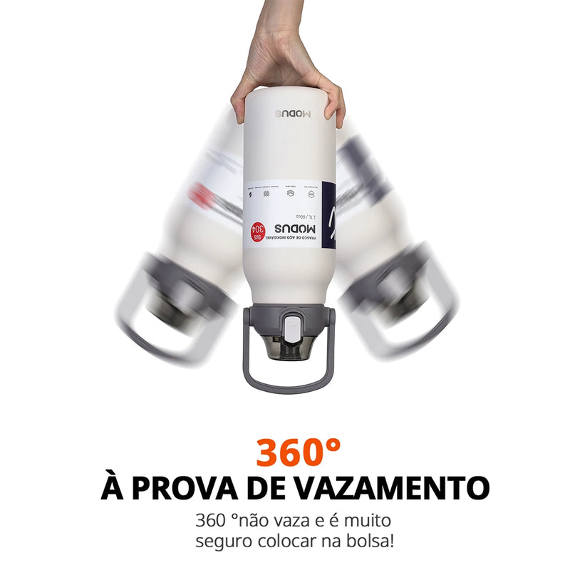 Garrafa Térmica a Vácuo - Inox!