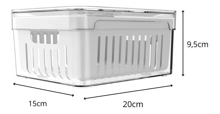 Kit 4 Organizadores - Geladeira