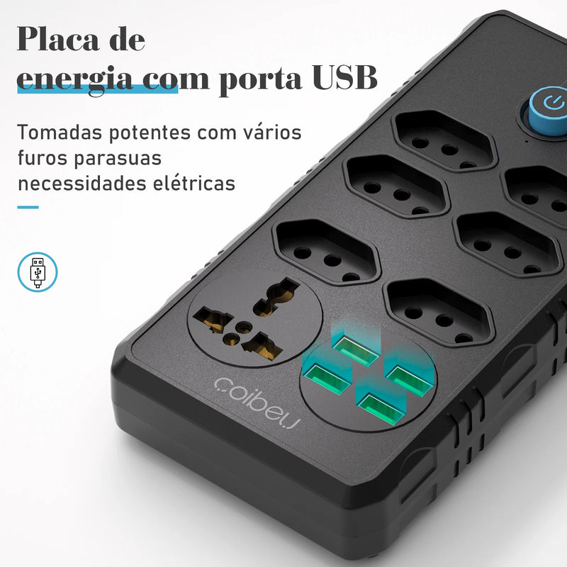 Extensão Tomada e USB