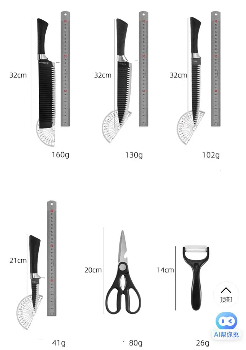 KIT de facas - 6 pçs