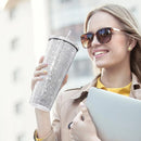 Garrafa Térmica  -  Glitter para Mulheres <3