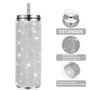 Garrafa Térmica  -  Glitter para Mulheres <3
