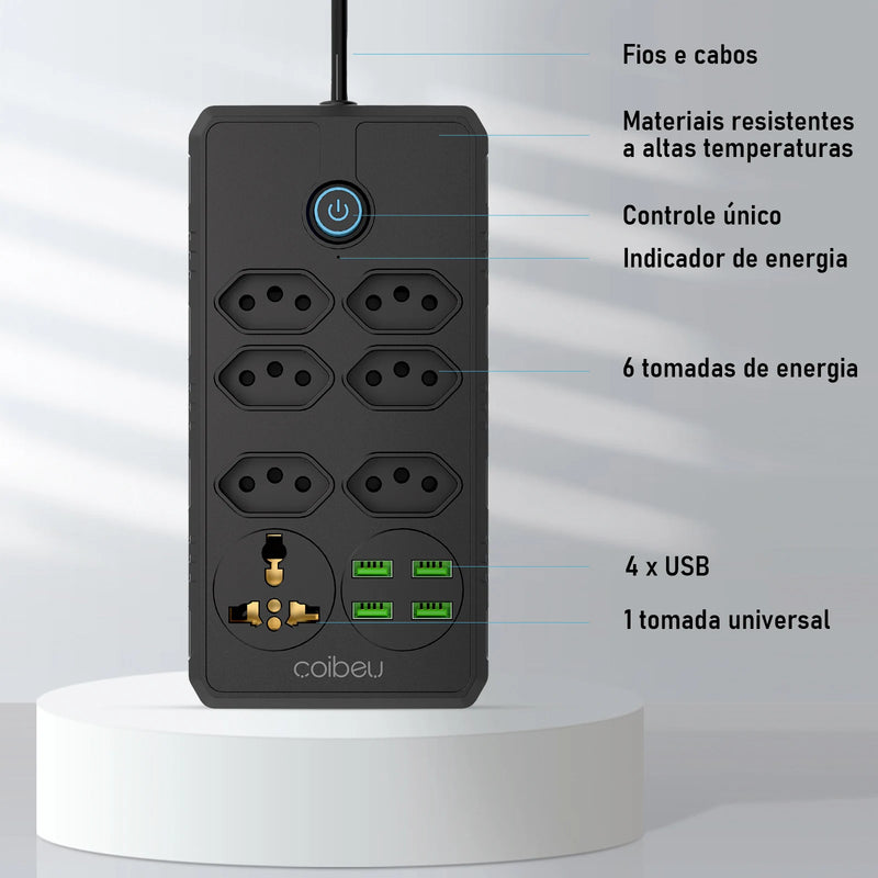 Extensão Tomada e USB