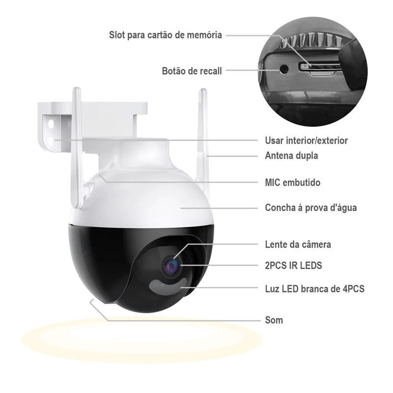 câmeras de vigilância wifi