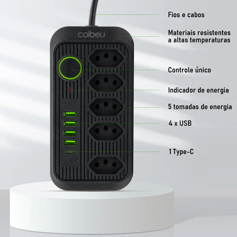 Extensão Tomada e USB