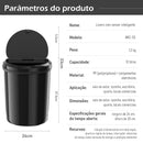 lixeira c/ Sensor (Preto e Branco)
