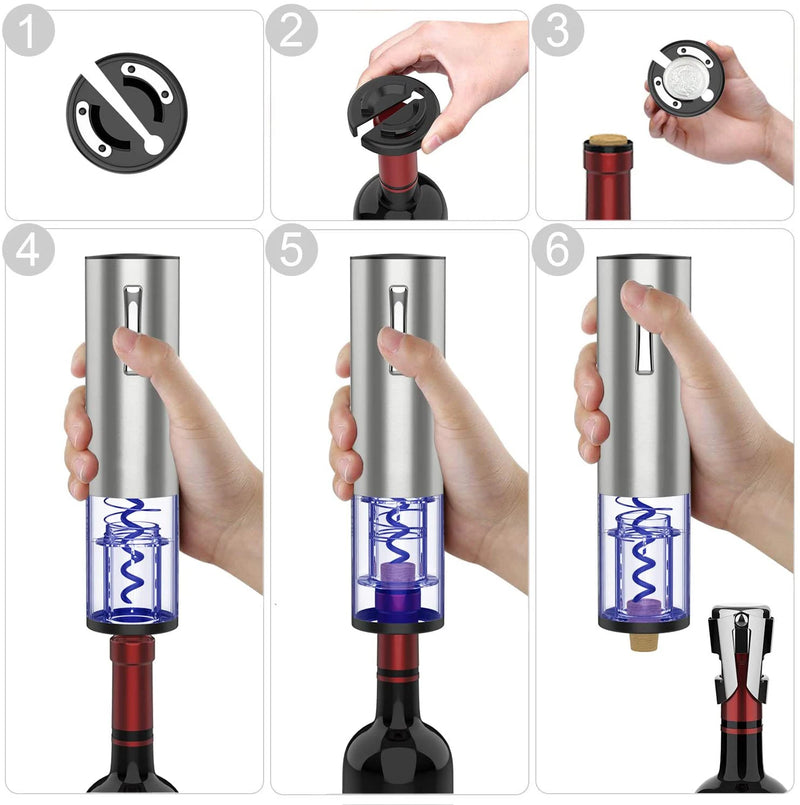 Abridor de Vinho Elétrico - (Saca-Rolhas)
