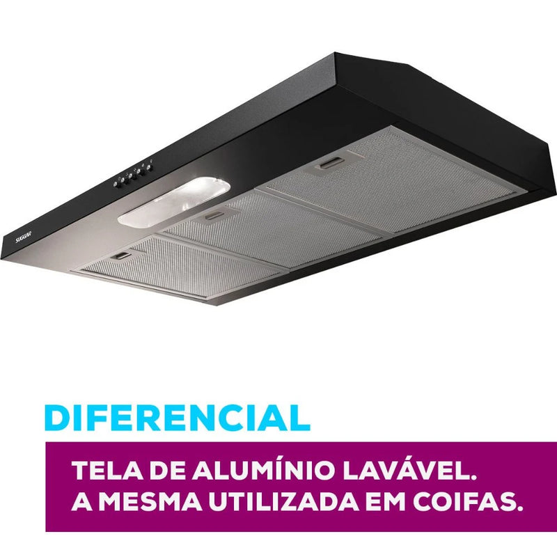Depurador Slim - Preto