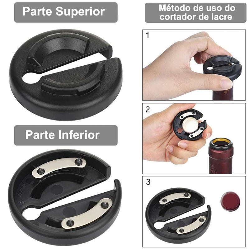 Abridor de Vinho Elétrico - (Saca-Rolhas)
