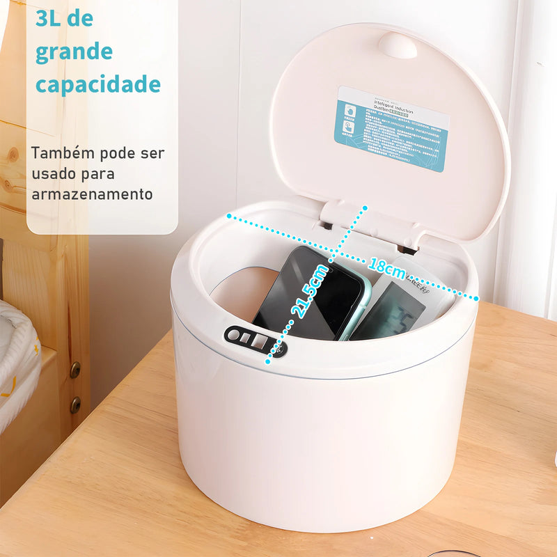 Lata de lixo sensor