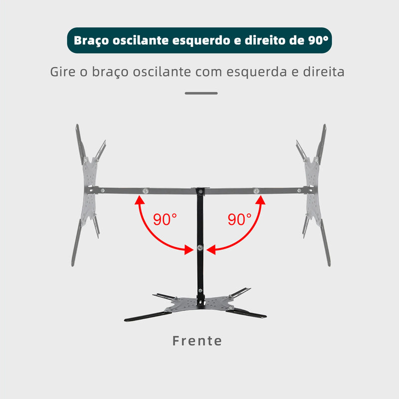 suporte articulado para monitor