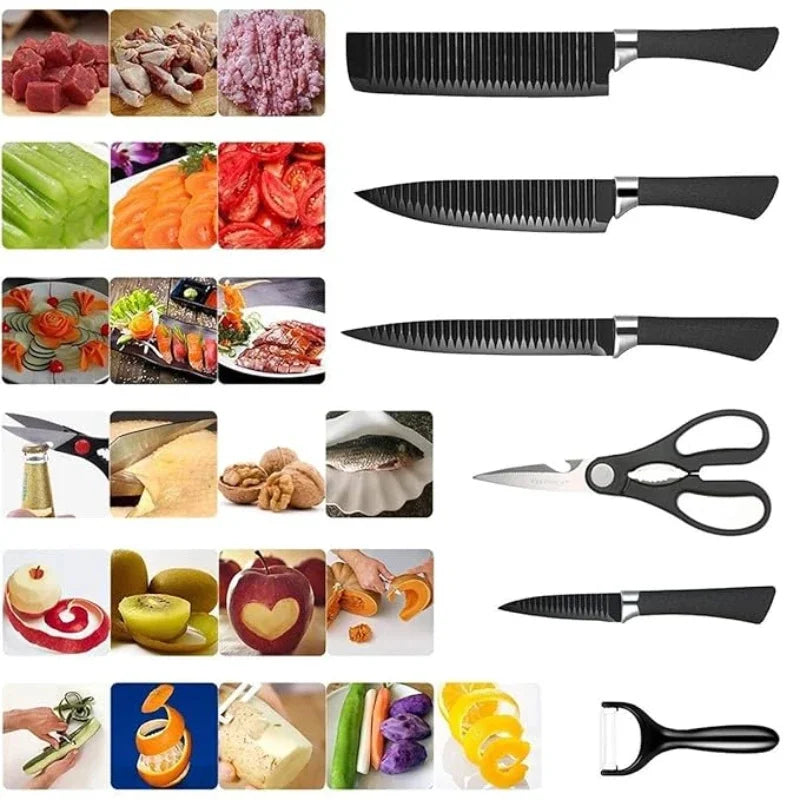 KIT de facas - 6 pçs