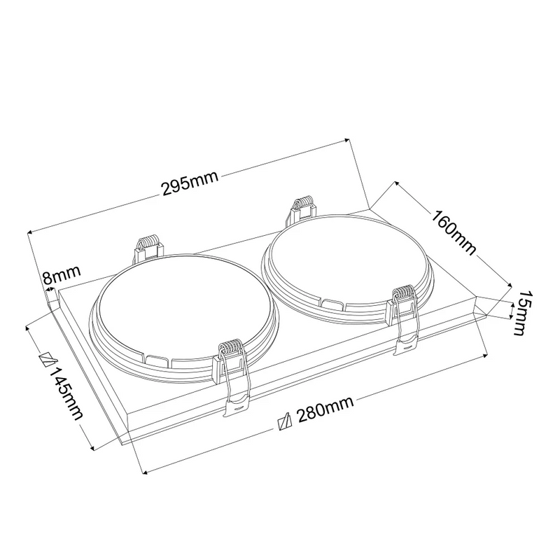 SPOT EMB. SAVE SE-330.2075. 2XPAR30. BRANCO