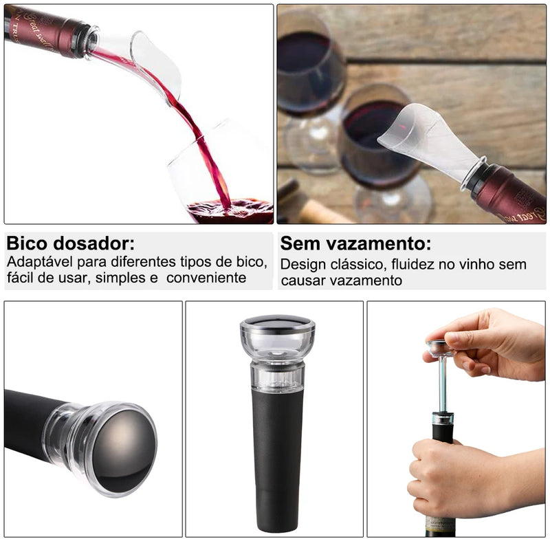 Abridor de Vinho Elétrico - (Saca-Rolhas)