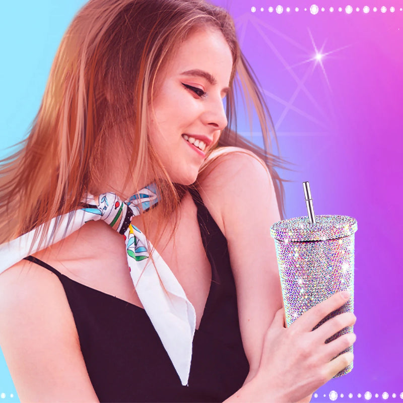 Garrafa Térmica  -  Glitter para Mulheres <3