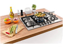 Cooktop 5B. Inox