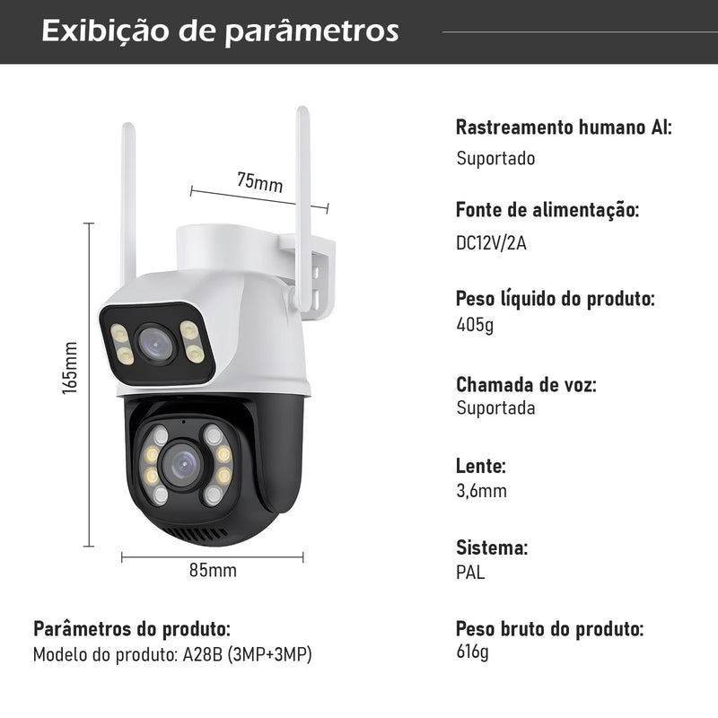 câmeras de vigilância wifi