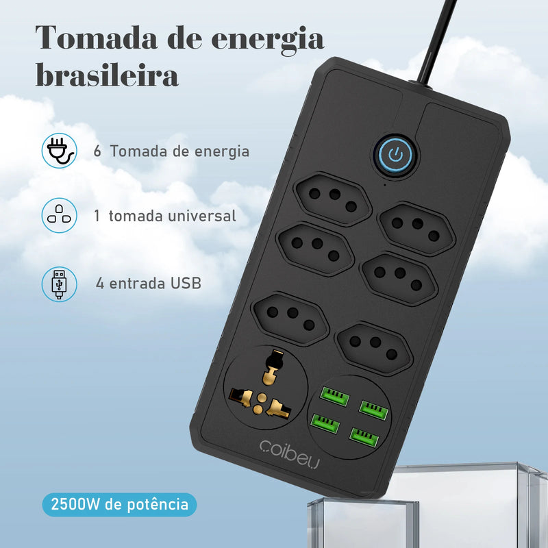 Extensão Tomada e USB