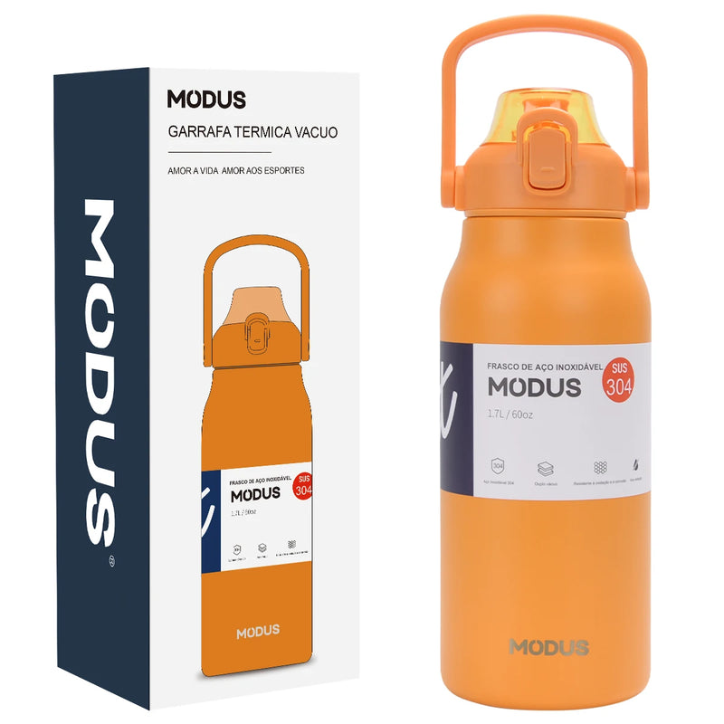 Garrafa Térmica a Vácuo - Inox!