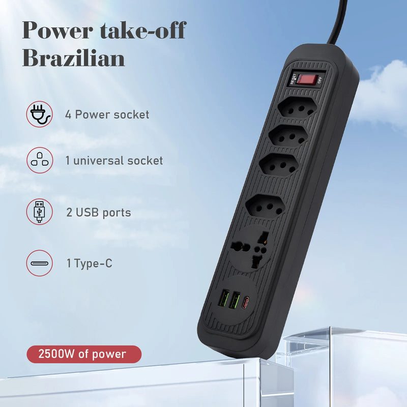 Extensão Tomada e USB