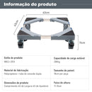 Suporte de máquina de lavar roupa ajustável