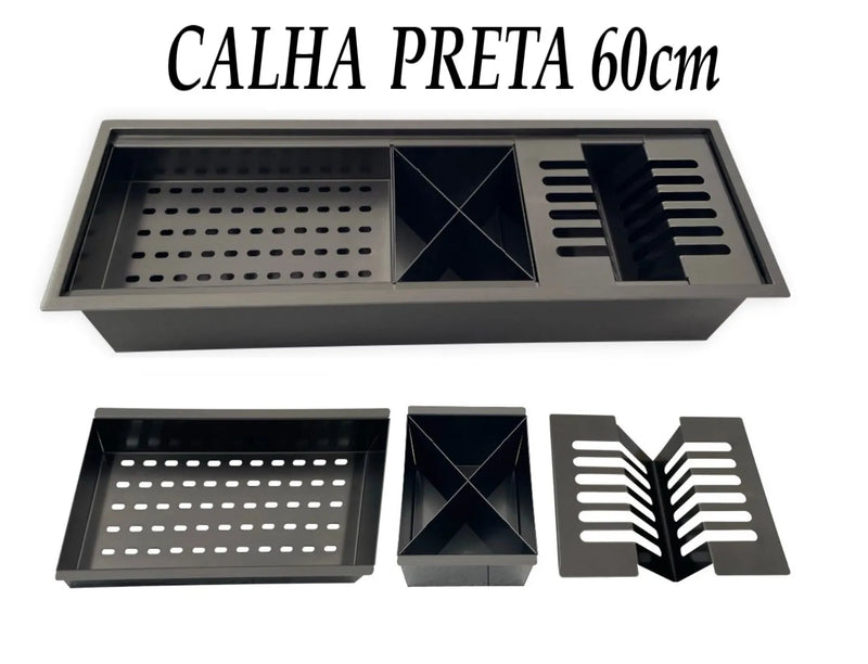 Calha Úmida - Cor Preta