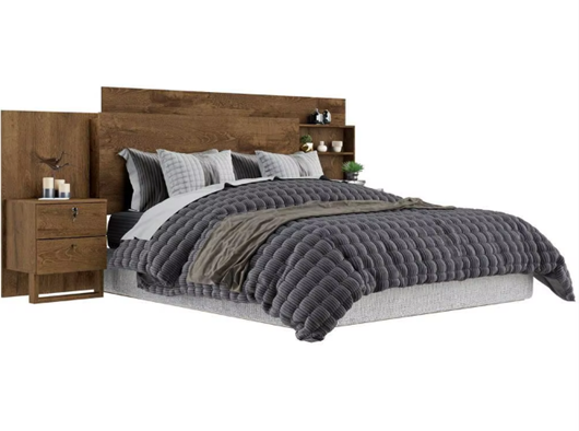 Cabeceira + Mesa MDF
