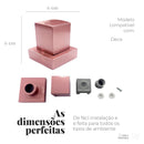 02 Acabamentos P/ Registro Rose Gold