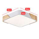 Plafon Sobrepor Em Madeira 40cm