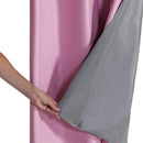 2m x 1,40m Rosa Voil+Blkt