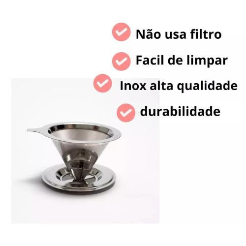 Filtro de Aço P/ Café