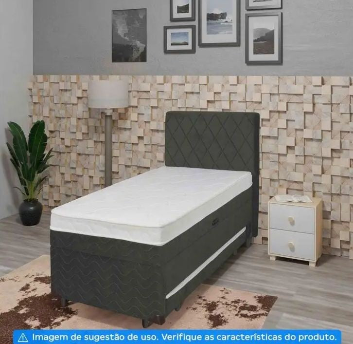Cama Solteiro +Auxiliar