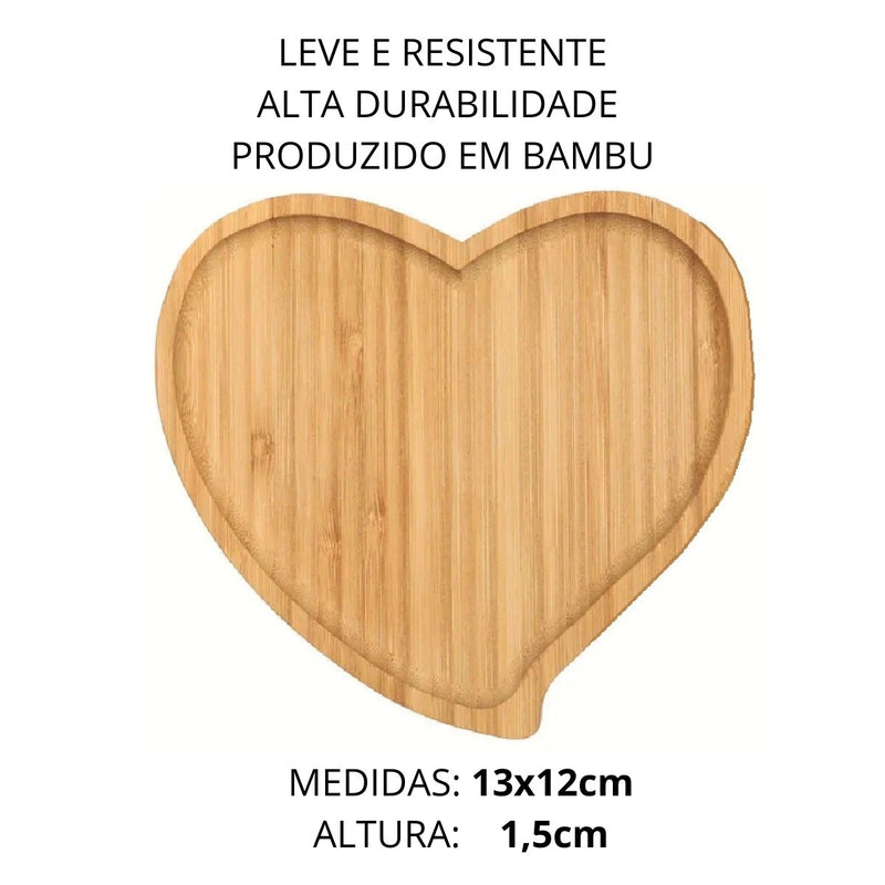 Bandeja de Servir Em Bambu