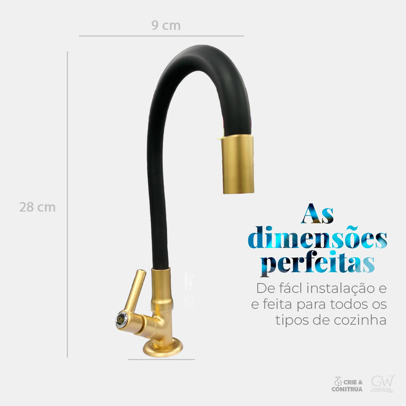 Torneira Dourada