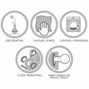 4m x 2,70m Estamp. Rosê Semi-Blkt