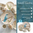 16Pçs.Louça Cerâmica