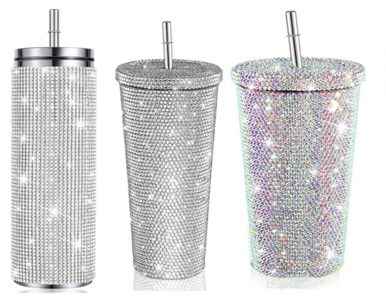 Garrafa Térmica  -  Glitter para Mulheres <3