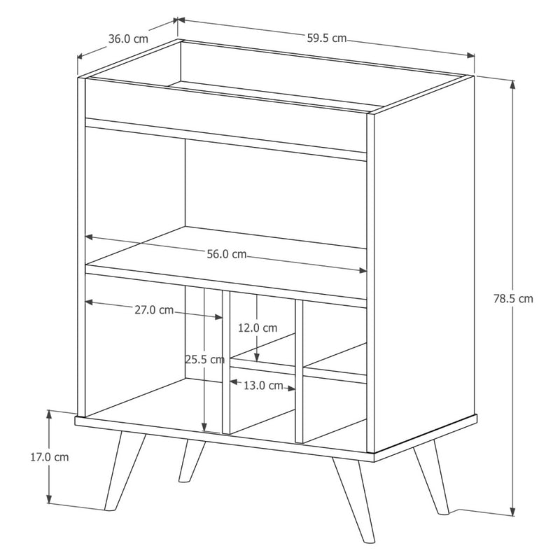 Aparador 60cm Adega Buffet