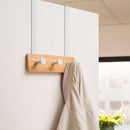 Cabideiro de porta bambu