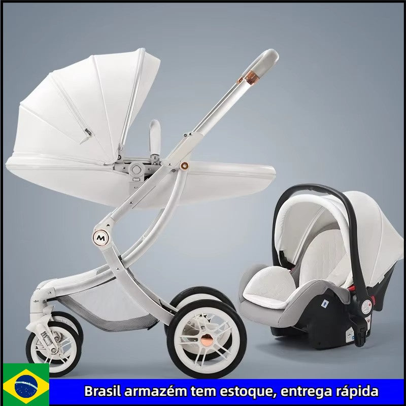 Carrinho de bebê 3 em 1