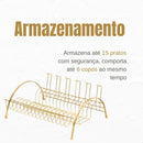 Escorredor Louça 15 Pratos