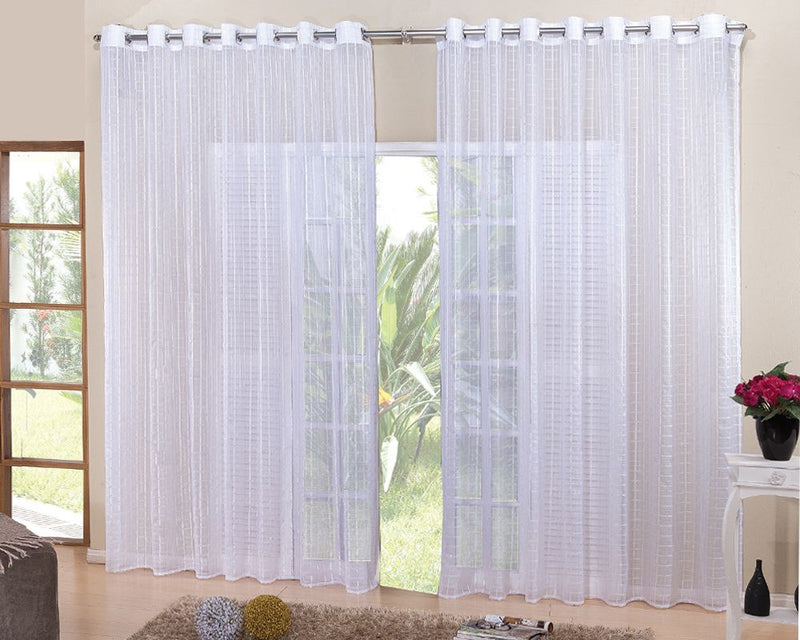 2,80m x 2,50m Branco Voil