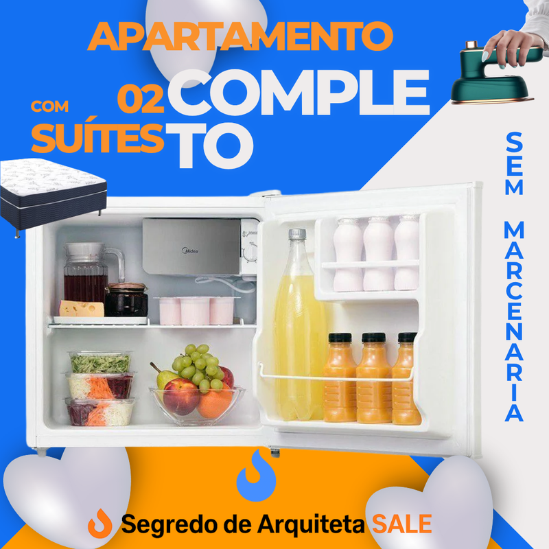 000.MUITO ECONÔMICO (KIT de Apto. P/2 Suítes!)
