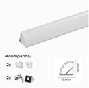 PERFIL AL.SOB. CANTO. BNU. 15X15MM. C/3M. BRANCO