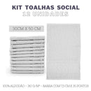 KIT 12 TOALHAS